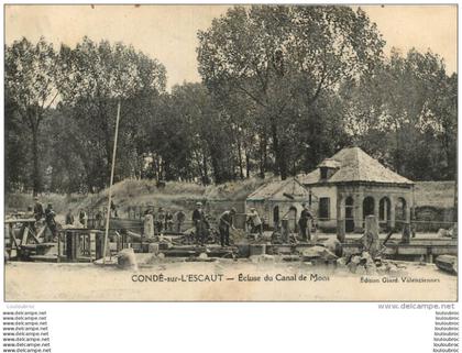 CONDE SUR ESCAUT ECLUSE DU CANAL DE MONS
