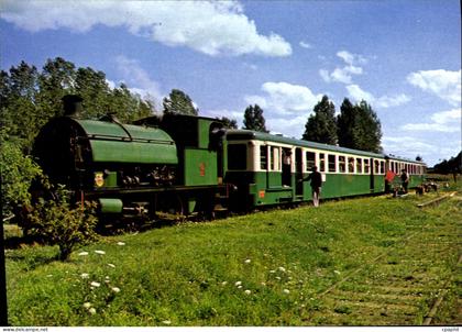 CPSM Transvap Chemin de Fer Touristique de la Sarthe Gare de Connerre Beille Connerre Le Train en ga