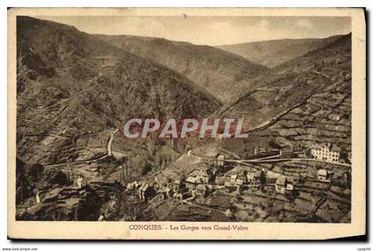 CPA Conques Les gorges vers grand vabre