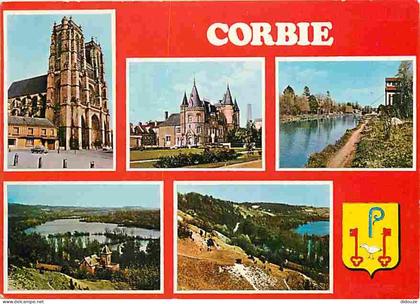 80 - Corbie - Multivues - Blasons - CPM - Voir Scans Recto-Verso