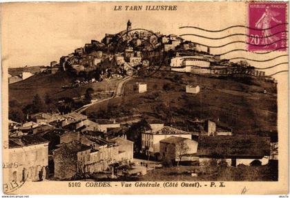 CPA CORDES Vue générale (615127)