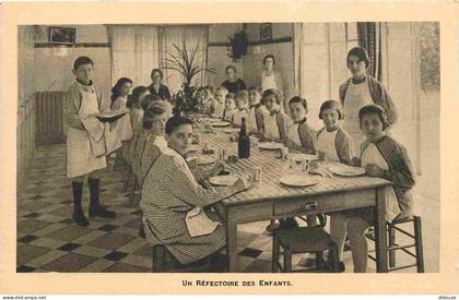 95 - Cormeilles en Parisis - Fondation Léopold Mourier - Un Réfectoire des enfants - Orphelinat - Animée - CPA - Voir Sc