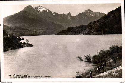 CPA Corps Isere le Lac du Sautet et la Chaine du Faraud