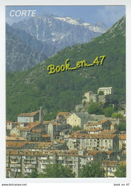 {91687} 20 2B Haute Corse Corte ; vue générale