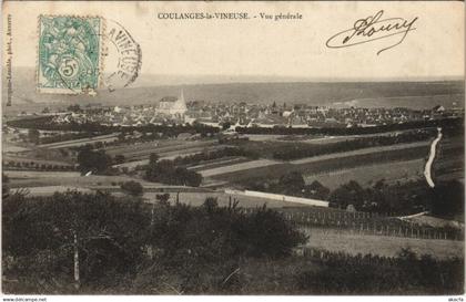 CPA COULANGES-la-VINEUSE Vue Generale (1197877)