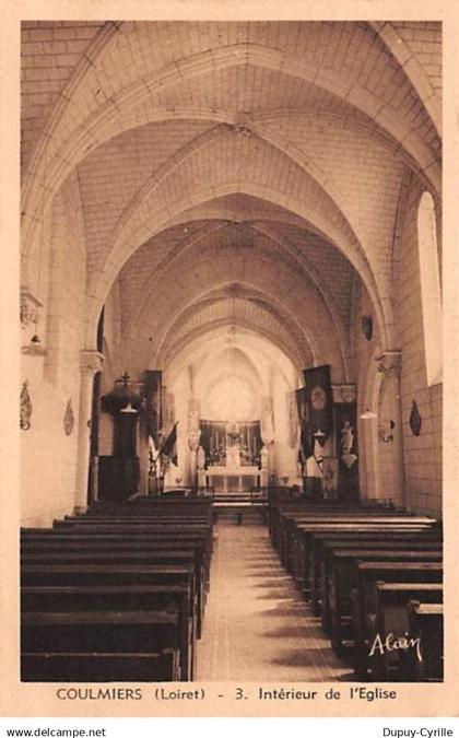 COULMIERS - Intérieur de l'Eglise - très bon état