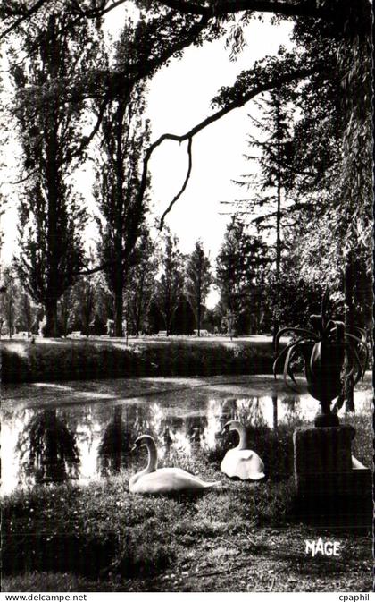 CPSM Coulommiers Parc des Capucins Les cygnes