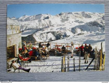 Cpa Courchevel (73) la terrasse de la soucoupe volante