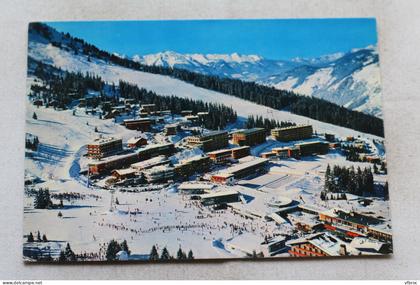 Cpm, Courchevel, vue aérienne partielle de la station, Savoie 73