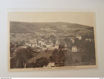 RHONE-COURS-LA VILLE-VUE GENERALE -452