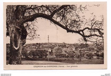 COURSON LES CARRIERES (89) - VUE GENERALE