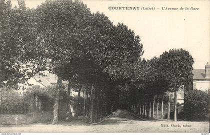 Courtenay CPA L'avenue de la gare