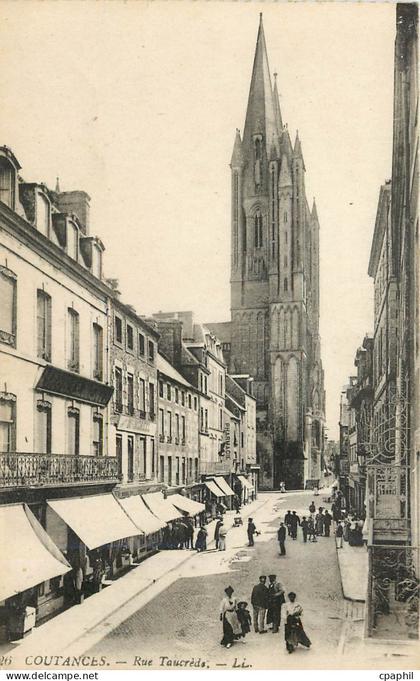 CPA Coutances Rue Taucrede