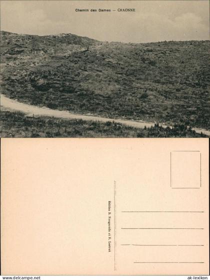 CPA Craonne La Grande Guerre - Umland WKI - Weg 1916