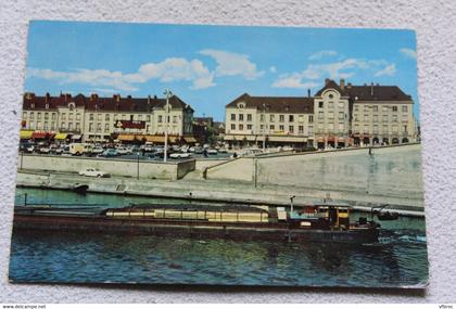 H163, Cpm, Creil, place Carnot, Oise 60