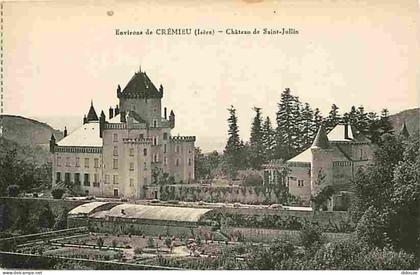 Carte Postale Ancienne - 38 - Crémieu - Environs de Crémieu - Château de Saint-Jullin - CPA - Voir Scans Recto-Verso - P