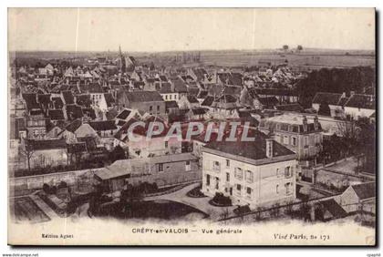 Crepy en Valois CPA Vue generale