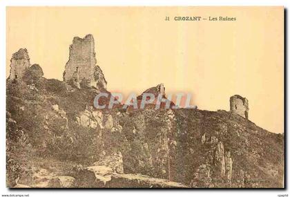 CPA Crozant les Ruines