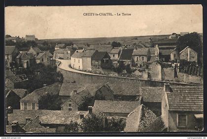 CPA Cruzy-le-Chatel, Le Tertre