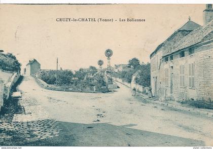 Cruzy le Chatel (89 Yonne) Les éoliennes