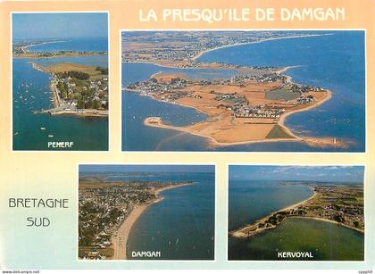 CPM Presqu'Ile de Damgan Kervoyal Penerf (Morbihan) Bretagne sud Les Ciruits Touristique