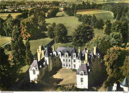Carte Postale - 86 - Dangé Saint Romain - En Avion au dessus de - Le Château de la Fontaine - Vue aérienne - Carte Dente