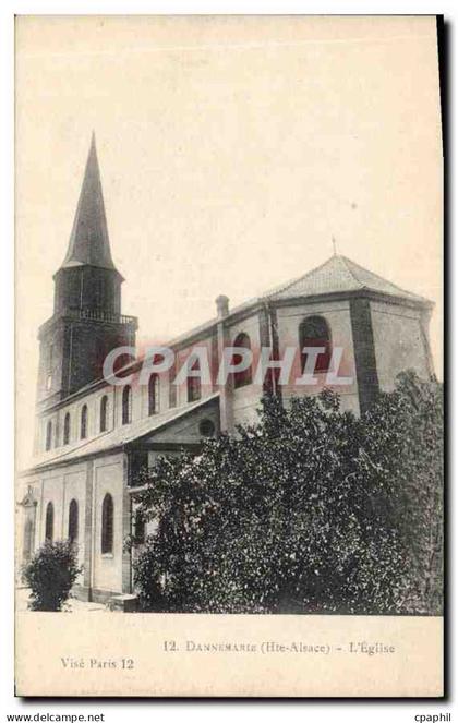 CPA Dannemarie Hte Alsace l'Eglise