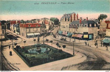 CPA Deauville Place Morny