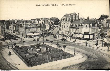 CPA Deauville Place Morny
