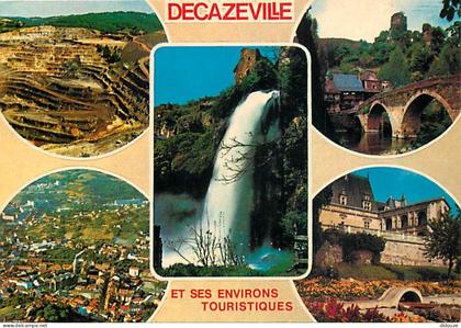 Carte Postale - 12 - Decazeville - et ses environs - Multivues - CPM - Flamme Postale de Decazeville - Voir Scans Recto-