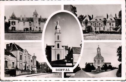 CPA Derval château de la Haye mairie château Baschet la chapelle