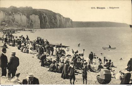 CPA Dieppe Balgneurs