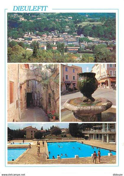 26 - Dieulefit - Multivues - Piscine extérieure - CPM - Voir Scans Recto-Verso