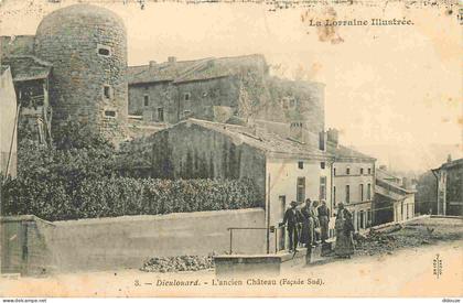 Carte Postale Ancienne - 54 - Dieulouard - L'ancien château - façade sud - Animée - Précurseur - CPA - Voir Scans Recto-