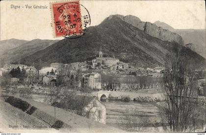 CPA Digne Vue generale