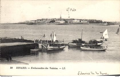 CPA Dinard Embarcadere des Vedettes