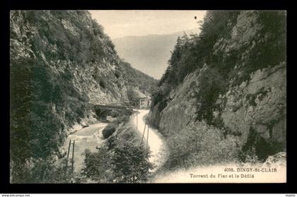 74 - DINGY-SAINT-CLAIR - TORRENT DU FIER ET LE DEFILE