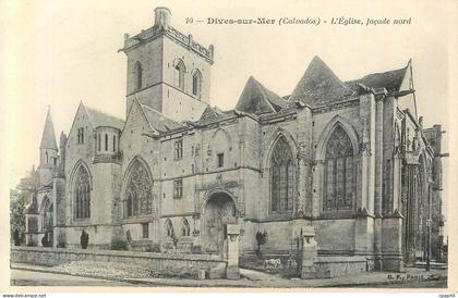 CPA Dives sur Mer (Calvados) L'Eglise Facade NOrd