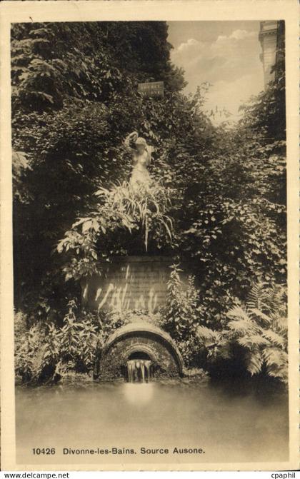 CPA Divonne Les Bains Source Ausone