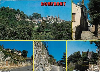 Carte Postale - 61 - Domfront - Multivues - Flamme Postale de Domfront - CPM - Voir Scans Recto-Verso - Poscard - Carta