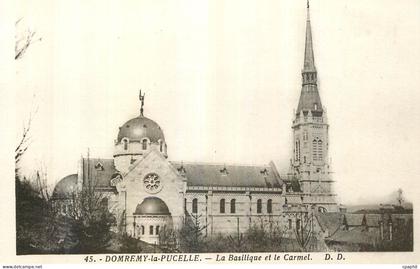 CPA Domremy La Pucelle La Basilique et le Carmel