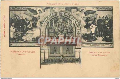 CPA Domremy la Pucelle Vosges Fresques de la crypte de la basilique