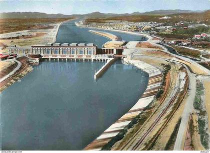 26 - Donzere - Aménagement du Rhone - Chute de Donzère-Mondragon - L'Usine André Blondel et l'Ecluse à Bollène - Vue aér