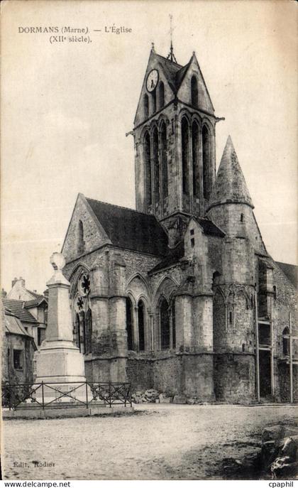 CPA Dormans (Marne) L Eglise
