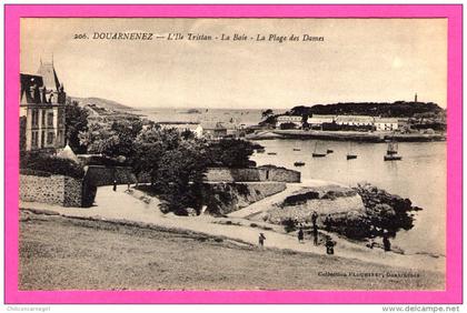 Douarnenez - L'Ile Tristan - La Baie - La plage des Dames - Animée - PLOUHINEC
