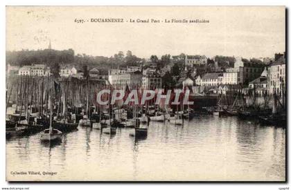 Douarnenez - Le Grand Port - la Flottille - sardiniere CPA