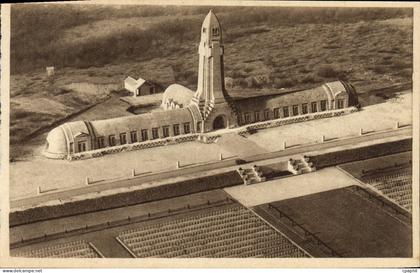 CPA Douaumont Vue aerienne