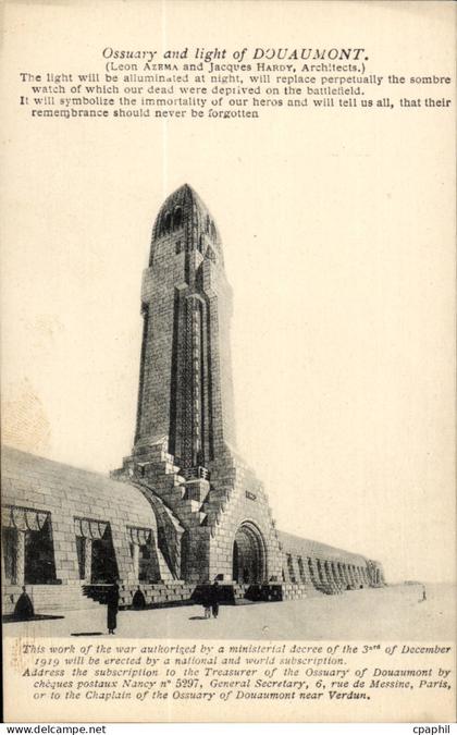 Ossuaire de Douaumont CPA