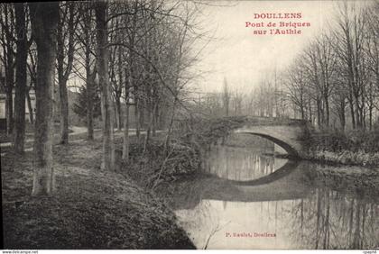 CPA Doullens Pont de Briques sur l'Authie