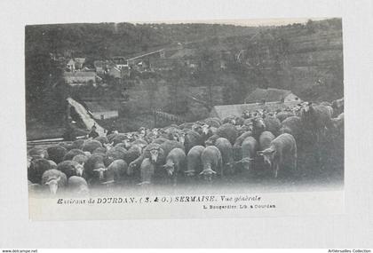 CPA Dourdan - Berger et ses moutons - Non voyagée